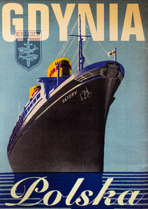 plakat GDYNIA Batory 30x40