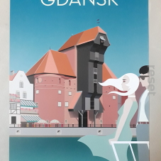 Plakat Gdańsk Żuraw 35x25