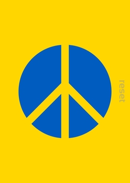 Plakat charytatywny Peace for Ukraine 50x70