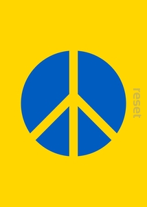 Plakat charytatywny Peace for Ukraine 50x70