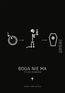 Plakat "BOGA NIE MA" 50x70 - Katolik