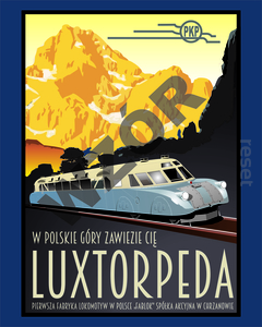 plakat LUXTORPEDA, format 30x40