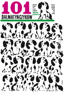 Plakat 101 dalmatyńczyków