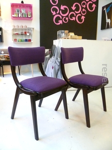 krzesło fioletowe