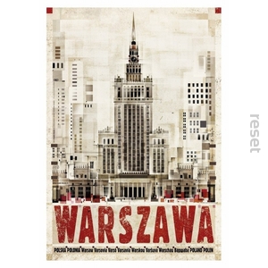 Mini plakat Warszawa 