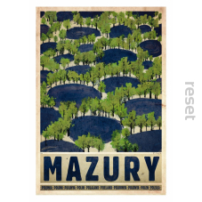 Mini plakat Mazury