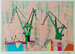 żurawie portowe  nr 1 NAGU 30 x 40