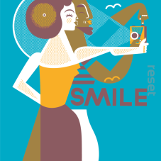 Plakat Smile 50x70 W TUBIE