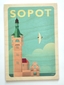 plakat sklejkowy SOPOT 21x30